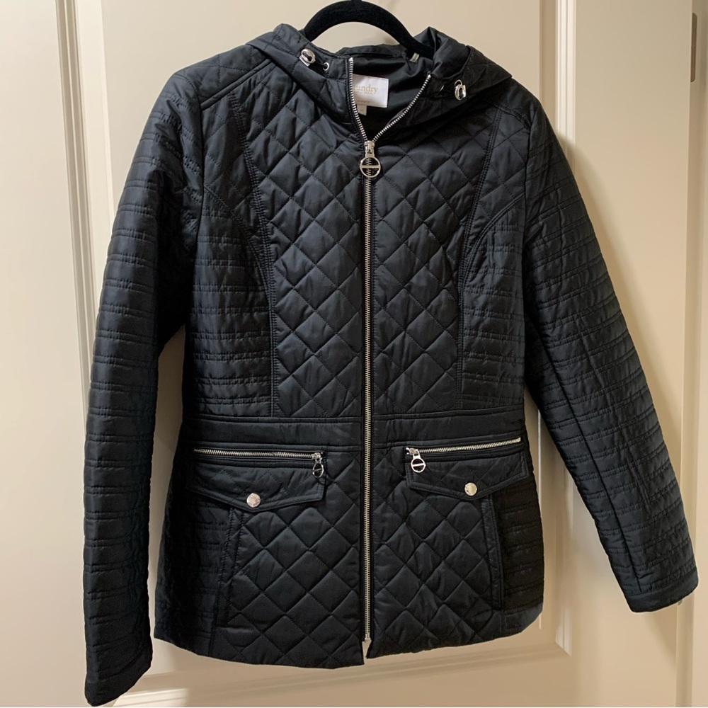 Laundry by Shelli Segal Quilted Jacket - Medium